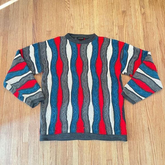 COOGI Sweaters Vintage Coogi Sweater Mens Xl Multicolor Hip Hop